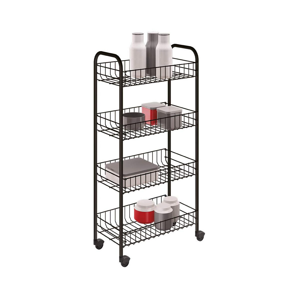 Universalvogn Metaltex Pisa 41 x 23 x 84 cm